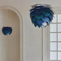Aluvia Petrol Blue Medium Lampshade